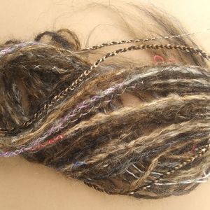 Black brown blonde tie on Loc extensions